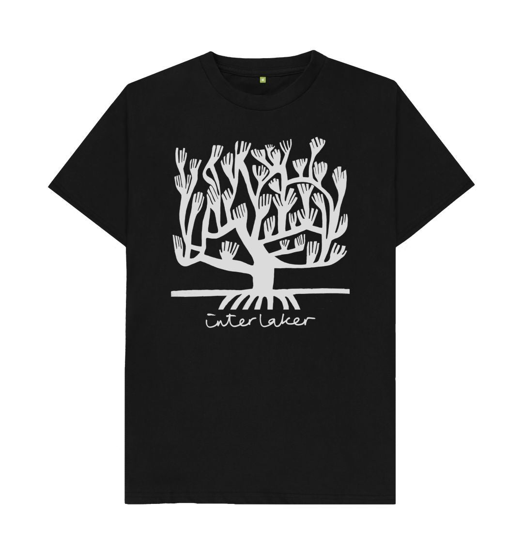 Black Interlaker - 'Roots' T-Shirt (Light Print)